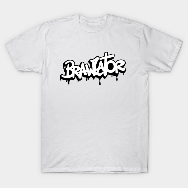 Brawlator (White) T-Shirt-TOZ
